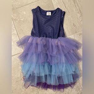 Purple and Blue Tulle Dress